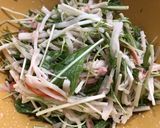 大根と水菜のポン酢マヨサラダ作り方5写真