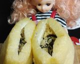 リカちゃん♡鶏とひじきとおからの巾着煮作り方9写真