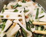 たけのこ納豆チヂミ作り方2写真