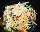 たけのこ納豆チヂミ作り方3写真