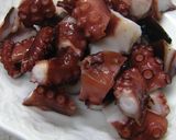 タコとトマトの✿イタリアンバジル作り方2写真