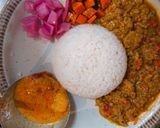 【おうちでらじくま】カレーの盛り付け方作り方8写真