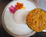 【おうちでらじくま】カレーの盛り付け方作り方7写真