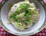 ランチに新キャベツとアンチョビお素麺作り方6写真