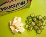 クリームチーズのなめ茸和え作り方1写真