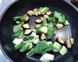 ナスとチンゲンサイの味噌炒め作り方3写真