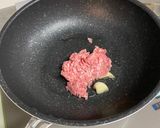 (豚ひき肉と)ピーマン炒め作り方2写真