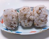 簡単絶品、肉巻きおにぎり作り方1写真