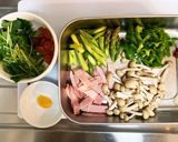 春薫るベーコンとアスパラの柚子醤油パスタ作り方4写真