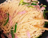春薫るベーコンとアスパラの柚子醤油パスタ作り方8写真