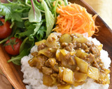 玉ねぎとひき肉のとろみカレー炒め作り方7写真