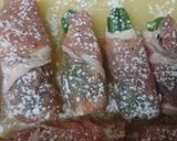 火を使わない☆豚肉ピーマンキムチーズ巻き作り方6写真