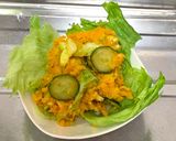 食べるラー油でおつまみポテトサラダ作り方4写真