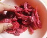牛肉と新玉ねぎの黒胡椒炒め作り方1写真