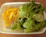 グリーンリーフとパプリカのチャプチェ作り方2写真