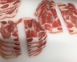 肉そばの肉を蒲焼きのタレで作り方1写真