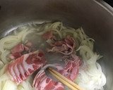 肉そばの肉を蒲焼きのタレで作り方3写真
