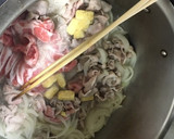 肉そばの肉を蒲焼きのタレで作り方4写真