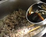 肉そばの肉を蒲焼きのタレで作り方5写真