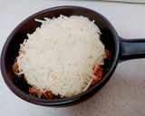 両方食べたい！欲張り～チキンライスドリア作り方4写真