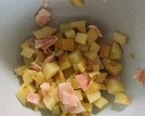 ピーマンの野菜チーズ詰め作り方2写真