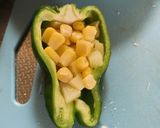 ピーマンの野菜チーズ詰め作り方3写真