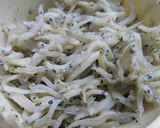 うめこ＊しらす＊葱＊粉わかめのおむすび作り方1写真