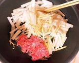 生姜香る♪大根とひき肉のナンプラー炒め作り方3写真