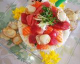 入学式あと#おうち御膳❤️お寿司cake作り方10写真