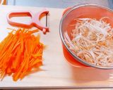 豚こまのきんぴらごぼう作り方1写真