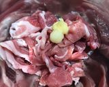 我が家の即席ガツンと肉丼♪作り方1写真