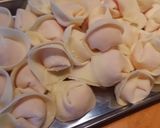 餃子皮エビラヴィオリチーズクリームソース作り方3写真