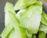 ブロッコリ—茎の温サラダ作り方2写真