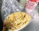 カップヌードルチャーハン作り方1写真