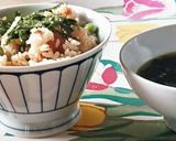 ワカメスープ ガーリック味作り方4写真