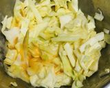 米粉のお好み焼き●ベーコン玉子作り方1写真