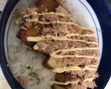 簡単★厚揚げとツナの焼肉のタレマヨ丼作り方4写真