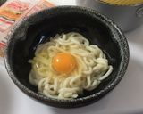 かつおぶしわっさり釜玉うどん作り方6写真