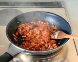 炊飯器で簡単【ケチャップライス（ベーコン作り方4写真