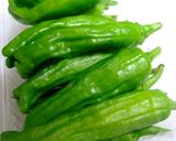 30秒！焦がししとう作り方1写真