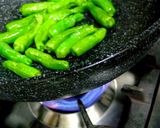 30秒！焦がししとう作り方6写真