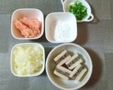 ひじきサンドアレンジ　豆腐ハンバーグ作り方1写真