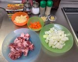 キーマカレー風味のポークカレー作り方2写真
