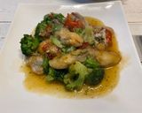 牡蠣とブロッコリーのレモン風味炒め作り方6写真