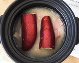 簡単すぎ！さつま芋丸ごと炊込みご飯作り方1写真