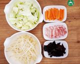 春キャベツの塩猿麺(乾麺)作り方1写真