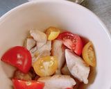 鷄肉とプチトマトのチーズ焼き作り方3写真