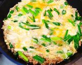 豚ひき肉とニラの卵とじ作り方7写真