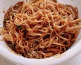 簡単！カップ焼きそばでサンドイッチ作り方1写真