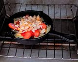 チョリソーとじゃがいものミートチーズ焼き作り方7写真